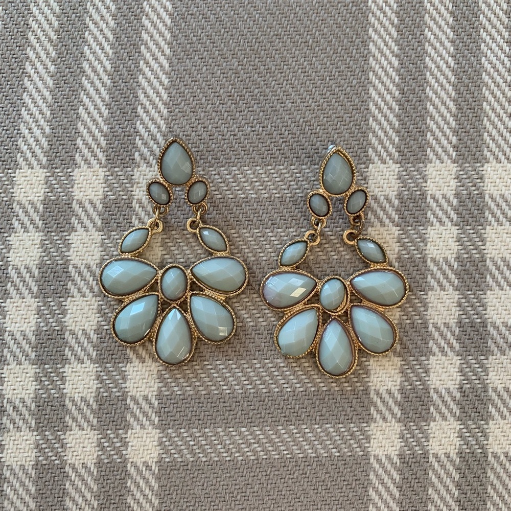 ⭐️STELLA & DOT ⭐️ turquoise statement earrings